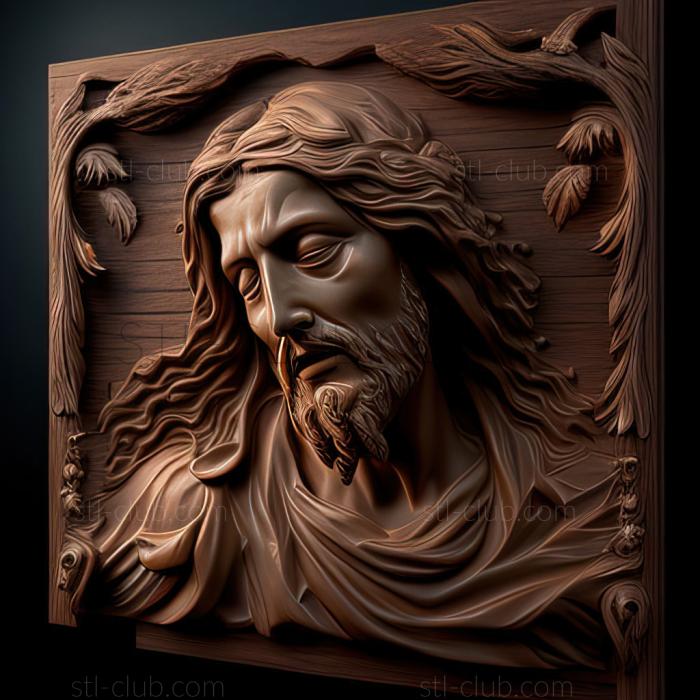 3D model st jesus (STL)